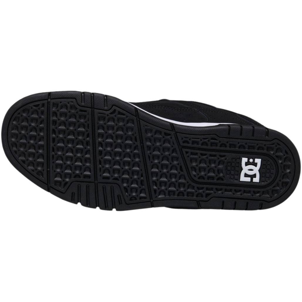 2026 DC Shoes Mens Stag Trainers 320188 - Black / Black / White